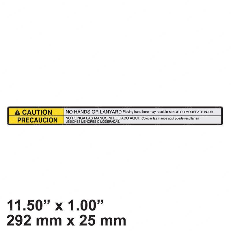 DECAL NO HANDS (DOM2) JL1704001 jl1704001 product image