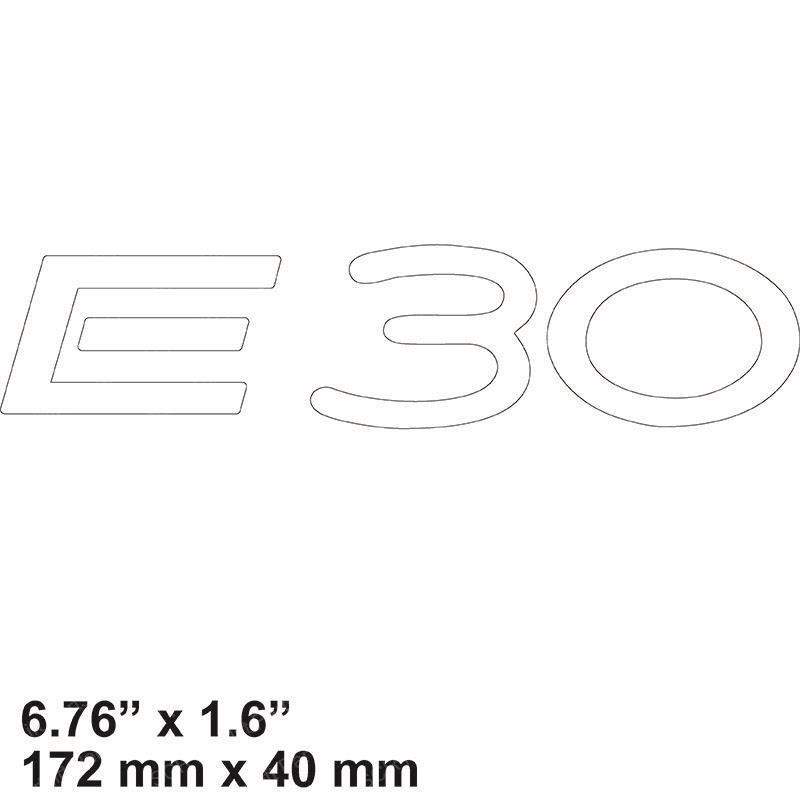 DECAL - MODEL E30 LIL0009382255 lil0009382255 product image