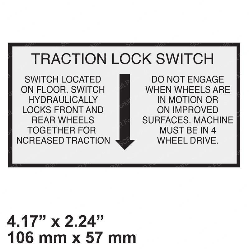 DECAL - TRACTION JL91083314 jl91083314 product image
