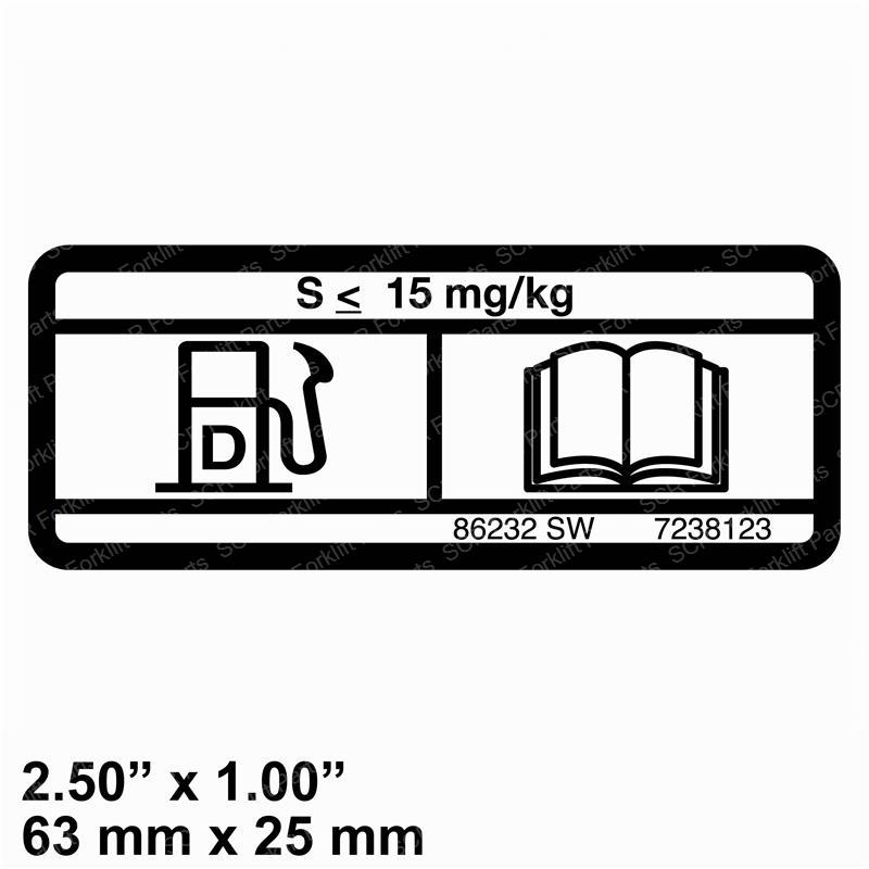 DECAL- LEVEL FUEL BC7238123 bc7238123 product image
