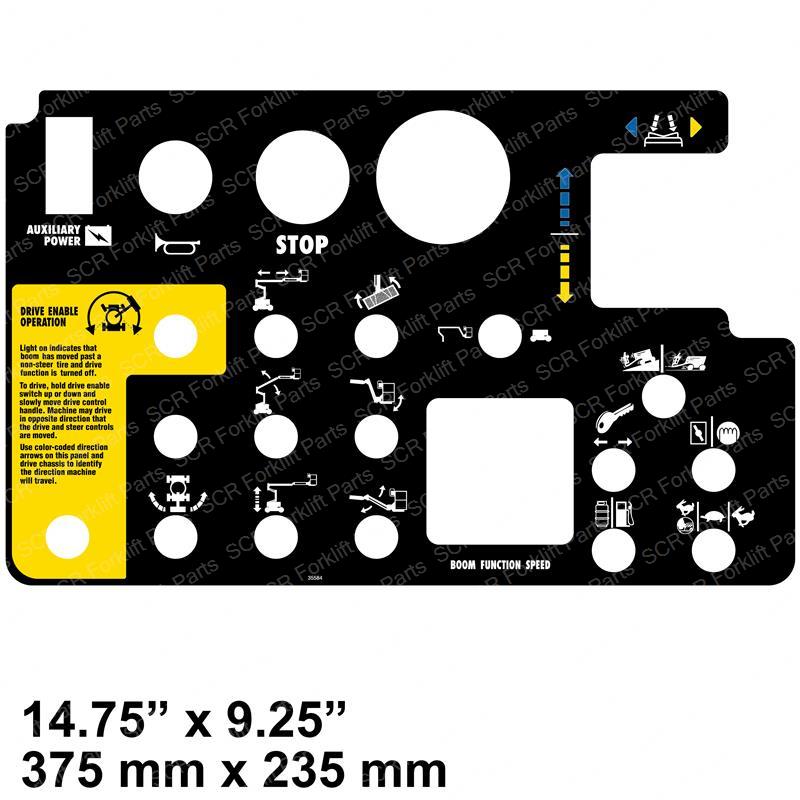 DECAL PLATFORM CONTROL PANEL GN35584GT gn35584gt product image