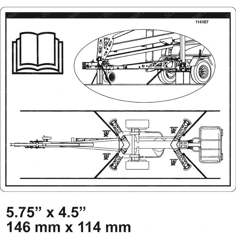 DECAL LABEL TRANSPORT DIAGRAM GN114167GT gn114167gt product image