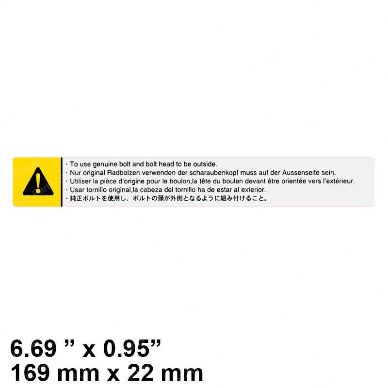 STICKER - DECAL NI97862-41K00 ni97862-41k00 product image