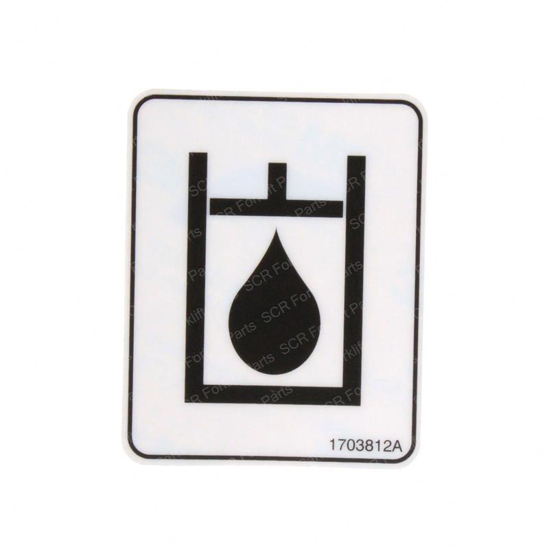 DECAL - HYDRAULIC OIL JLNA1703812 jlna1703812 product image