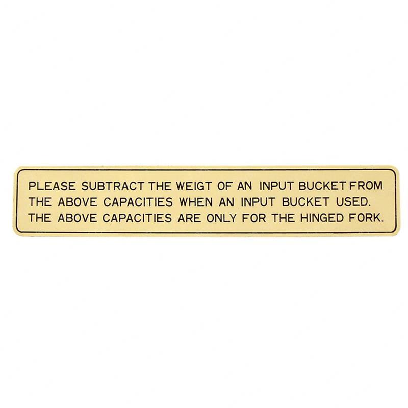PLATE- CAUTION NI99063-L2000 ni99063-l2000 product image