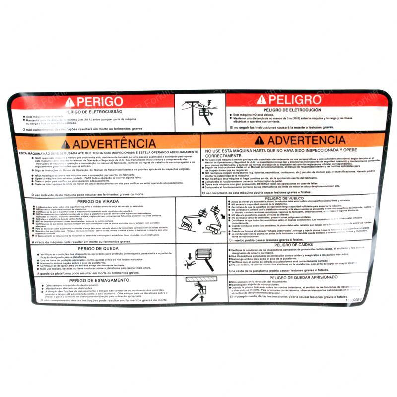 DECAL - OPERATING INST (LAT) SY1230858 sy1230858 product image