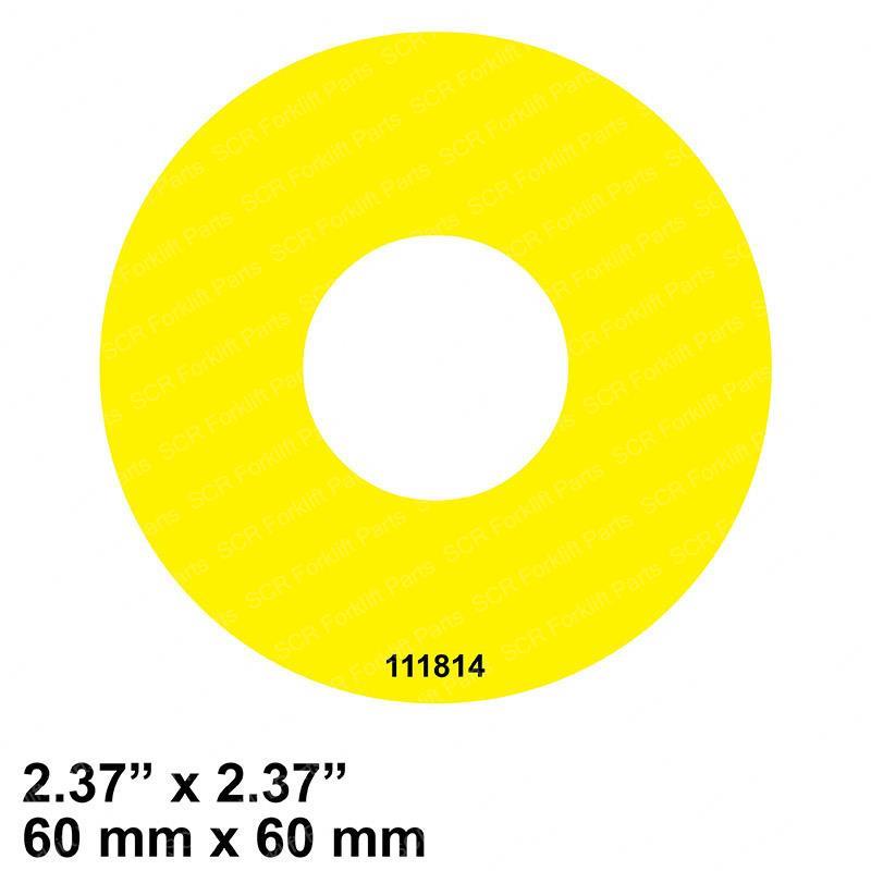 DECAL - EMERGENCY STOP YELLOW GN111814 gn111814 product image