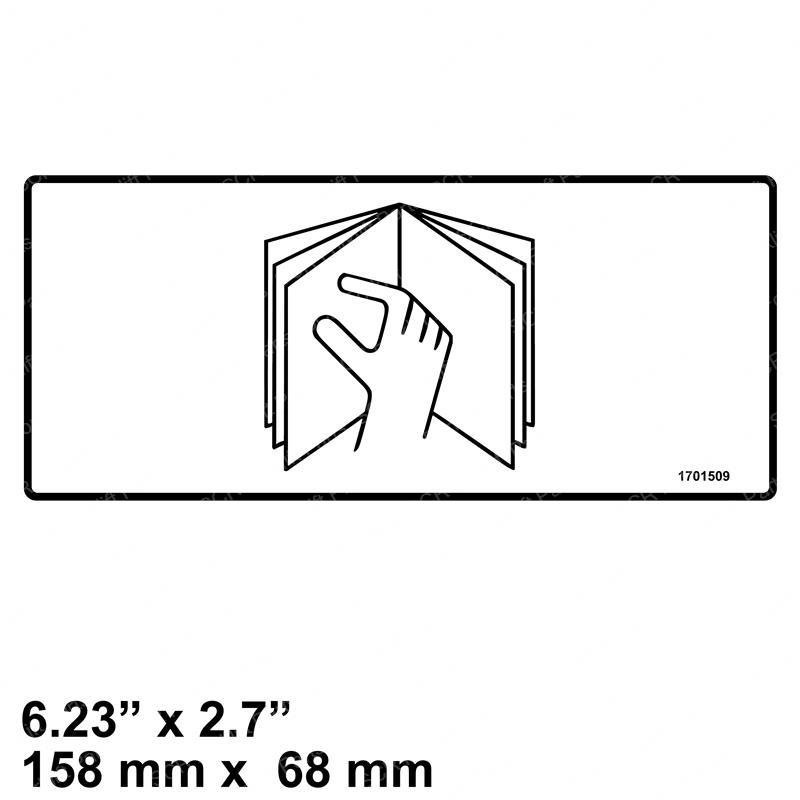 DECAL - MANUAL GNJL1701509GT gnjl1701509gt product image