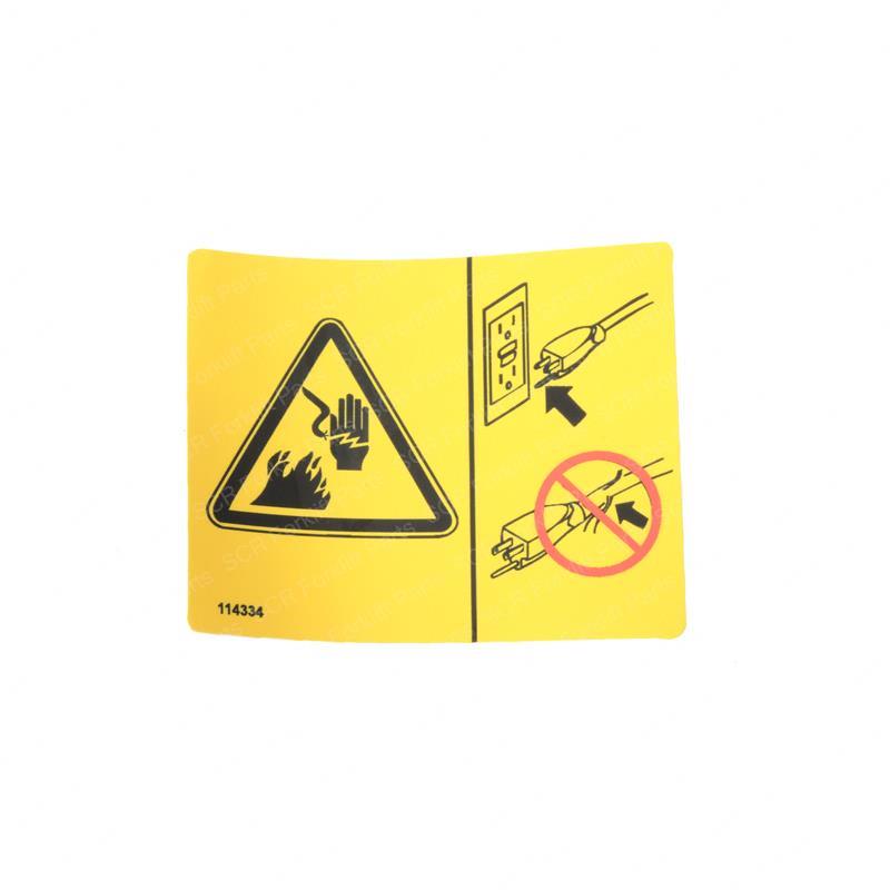 GENIE #114334A DECAL ELECT. H SY28-108371 sy28-108371 product image