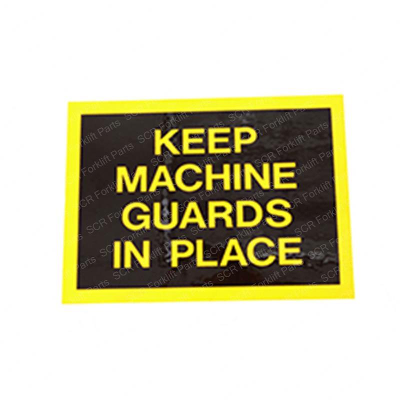 DECAL - MACHINE GUARDS IN PLAC SY28-108413 sy28-108413 product image