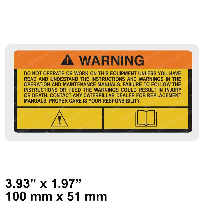 DECAL - WARNING CT225-3305 ct225-3305 product image