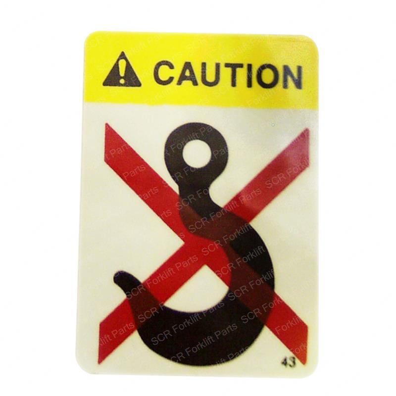 CAUTION NO HOOK CR69043 cr69043 product image