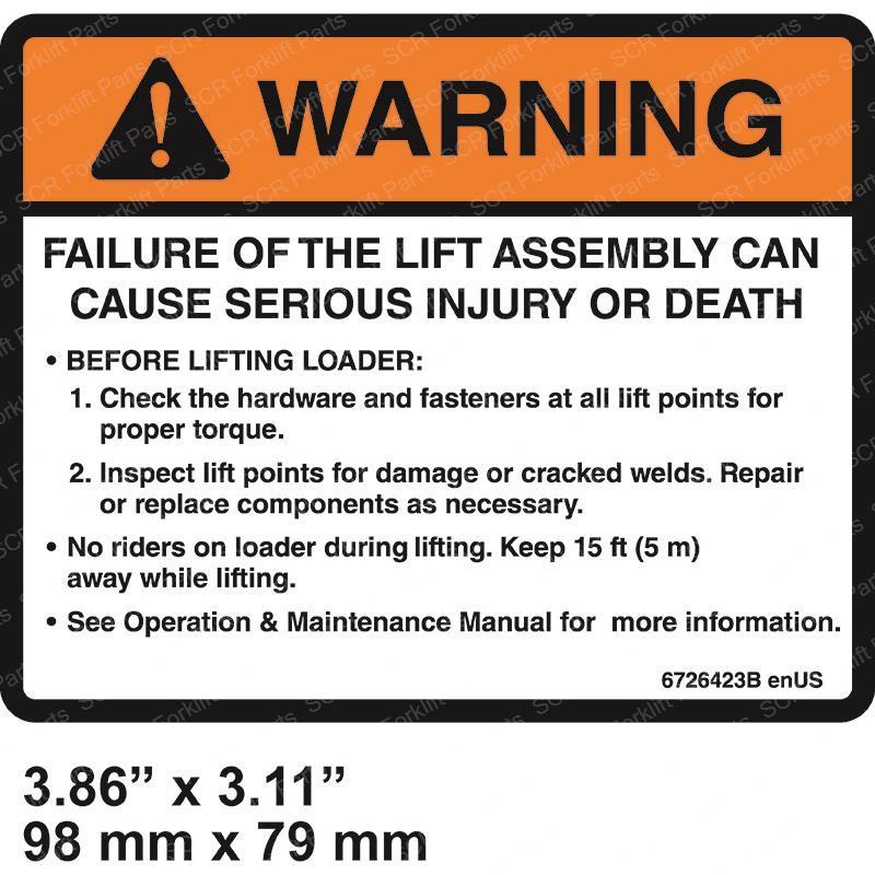 DECAL- WARNING BC6726423 bc6726423 product image
