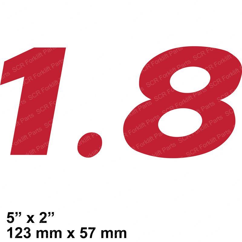 LABEL - 1.8 HY1698658 hy1698658 product image