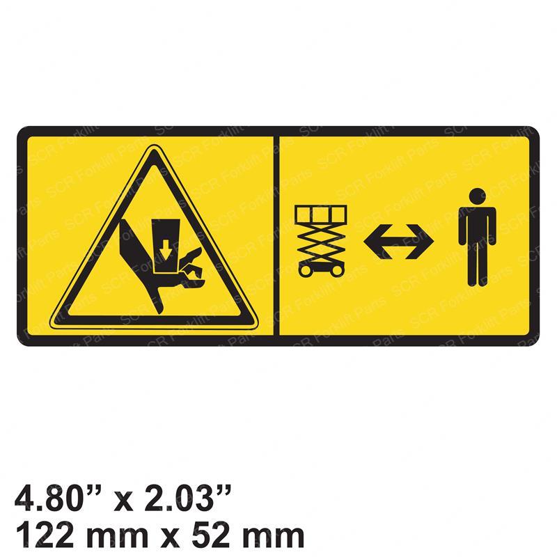DECAL - CRUSHING HAZARD JL1001219172 jl1001219172 product image
