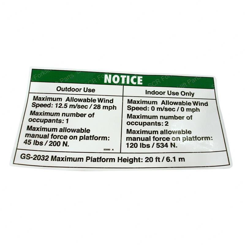 DECAL - WIND SPEED SY1230883 sy1230883 product image