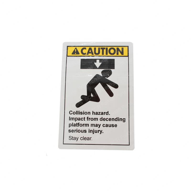 DECAL CAUTION COLLISION HAZARD SY1243762 sy1243762 product image
