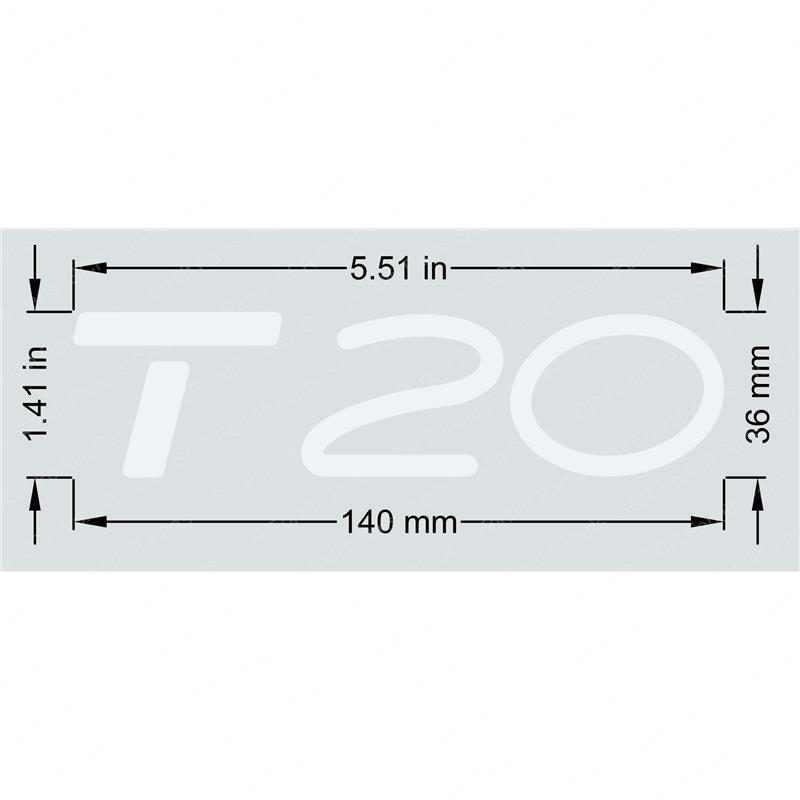 DECAL MODEL T20 LI0009382245 li0009382245 product image
