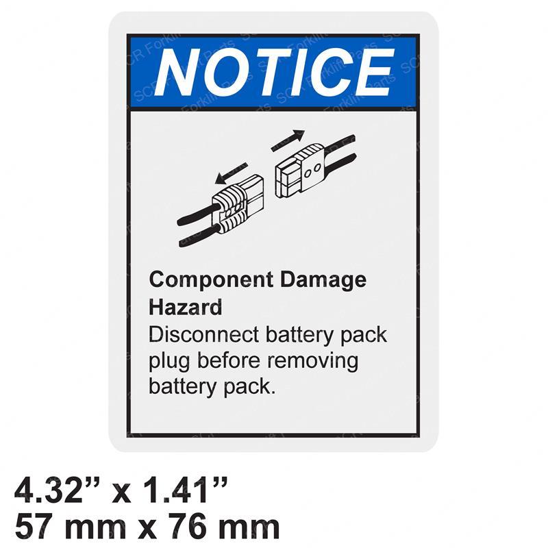 DECAL - BATTERY CABLES JL28372 jl28372 product image