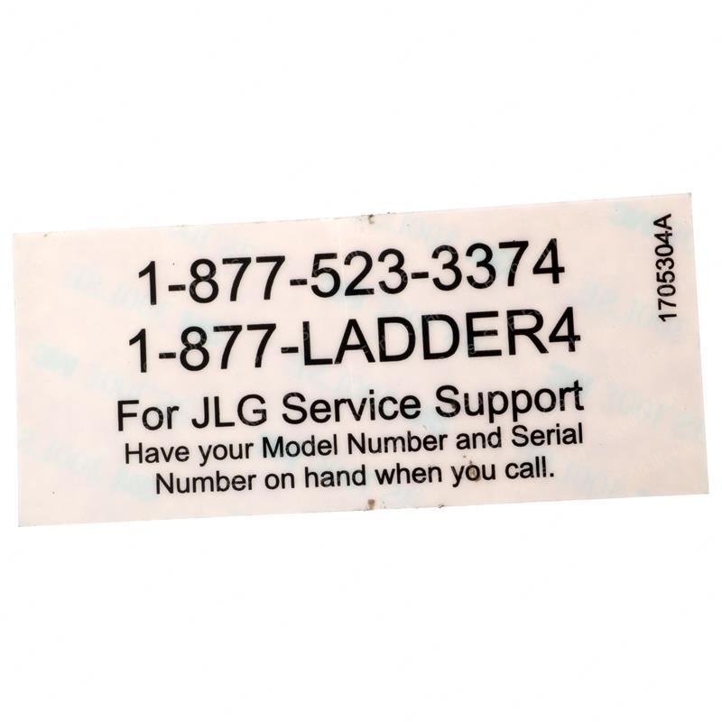DECAL ALTERNATE SERVICE JL1705304 jl1705304 product image