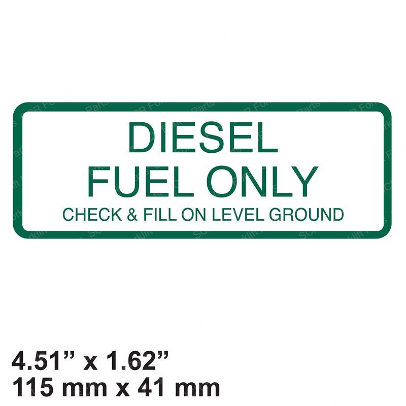 DECAL - DIESEL FUEL ONLY JL10120989 jl10120989 product image