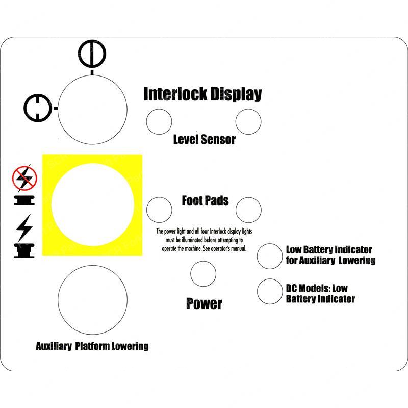 DECAL INTERLOCK DISPLAY IWPS GN37134 gn37134 product image