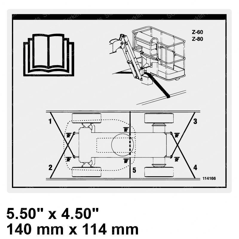 DECAL LABEL TRANSPORT DIAGRAM GN114166 gn114166 product image