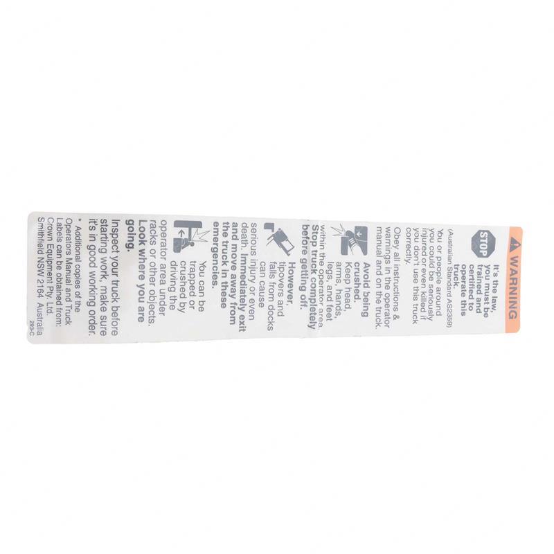 LABEL WARNING CR69293 cr69293 product image