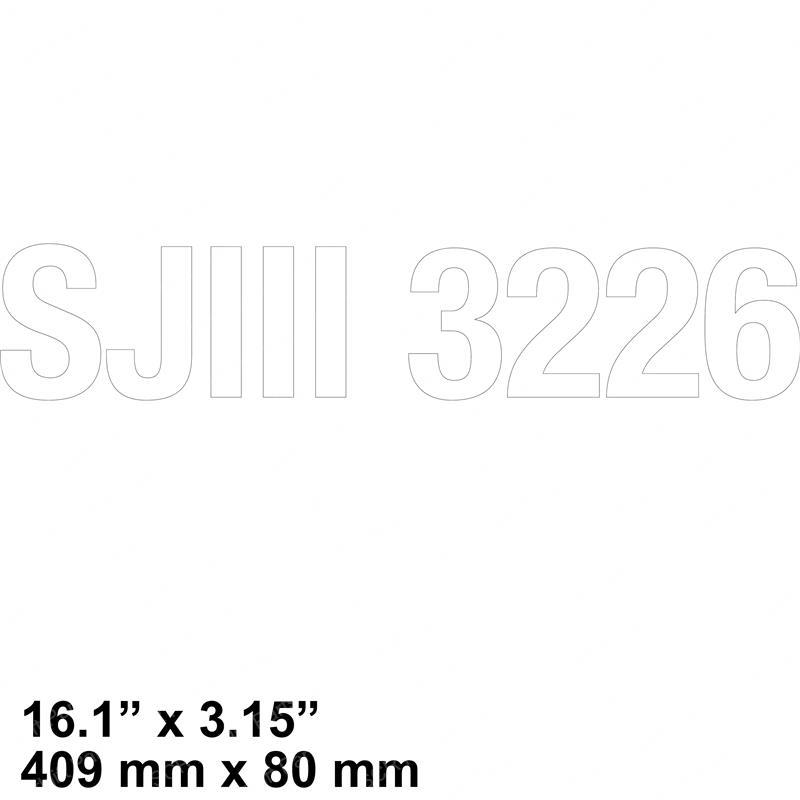 DECAL - MODEL SJIII 3226 JL159535SJ jl159535sj product image