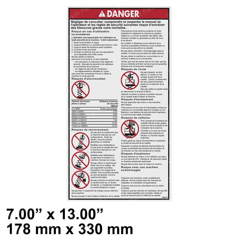 DECAL DANGER GENERAL SAFETY GN43091FRGT gn43091frgt product image