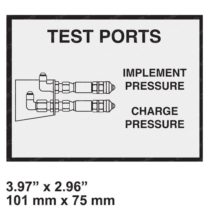 DECAL - TEST PORT JL91143162 jl91143162 product image