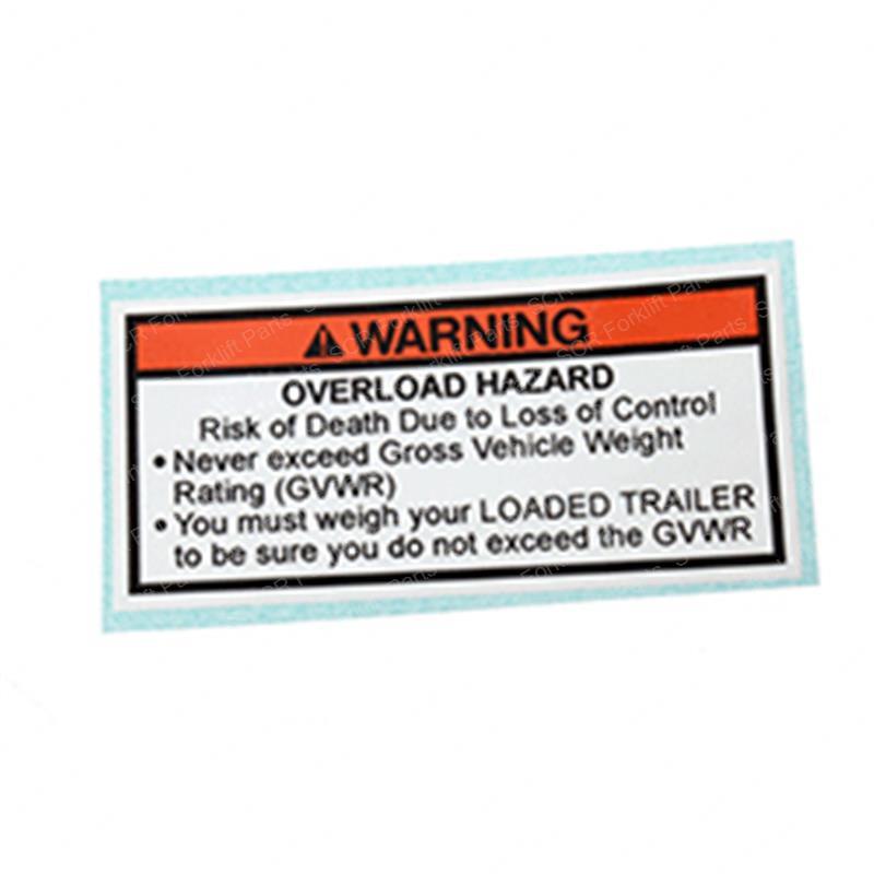 MILLER DECAL OVERLOAD HAZARD SY28-108365 sy28-108365 product image