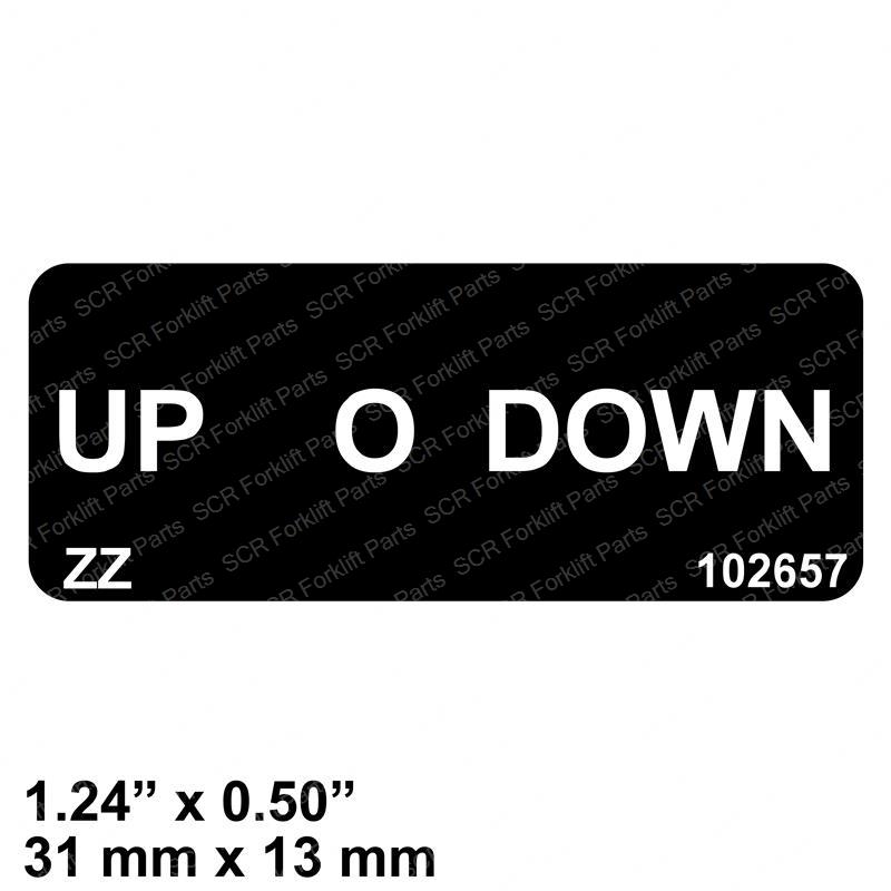 DECAL -  UP/DOWN PICTORAL JL102657SJ jl102657sj product image