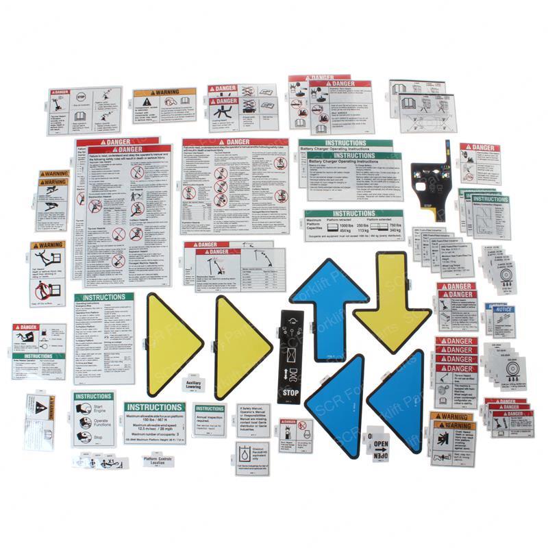 DECAL KIT Z45 DC + BI WORDS GN114020GT gn114020gt product image
