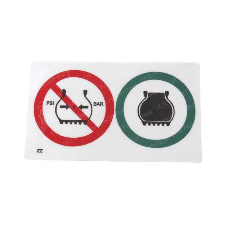 DECAL - FOAM FILLED TIRES SY28-108411 sy28-108411 product image