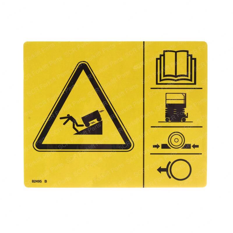 DECAL - BRAKE RELEASE SAFETY GN82495GT gn82495gt product image