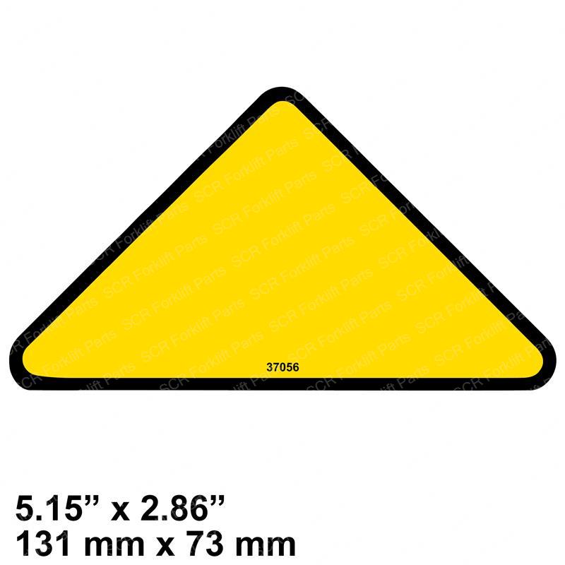 DECAL - TRIANGLE YELLOW SY1243759 sy1243759 product image