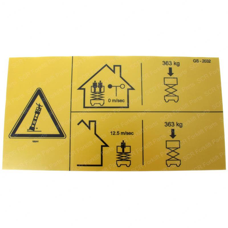 DECAL - MAX CAP GS2032 GNGS-2032GT gngs-2032gt product image