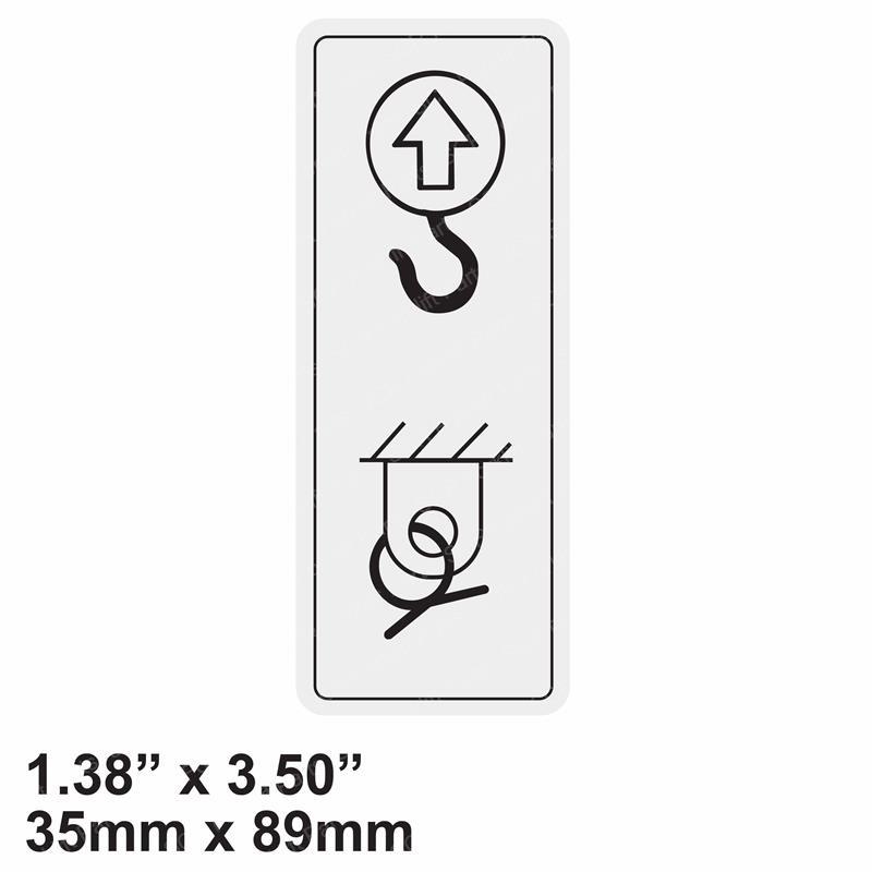 DECAL - LIFTING AND TIE DOWN JL1001213442 jl1001213442 product image