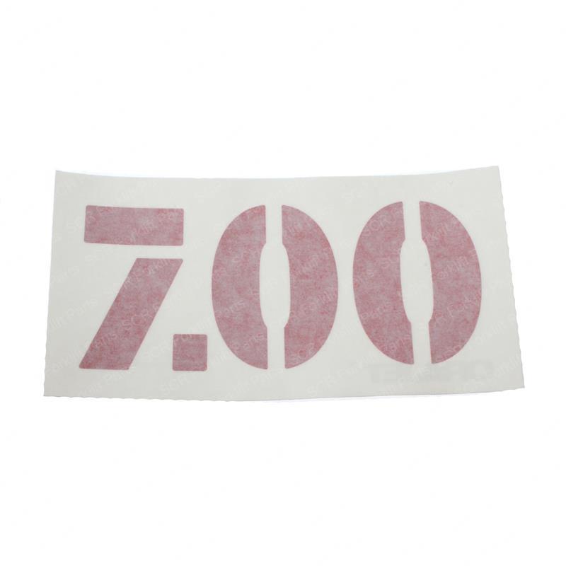 DECAL - MODEL 7.00 HY0380336 hy0380336 product image