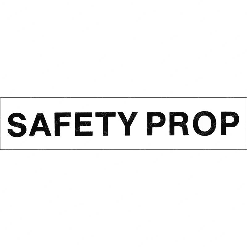 DECAL SAFETY PROPS JL1700713 jl1700713 product image