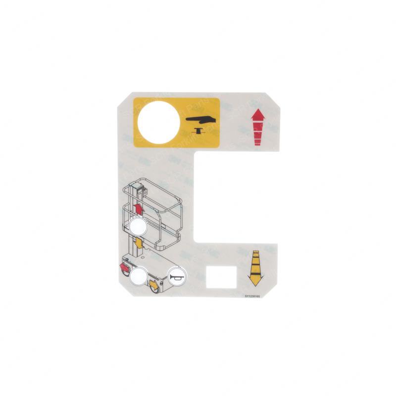 DECAL - PLATFORM CONTROL SY1243086 sy1243086 product image