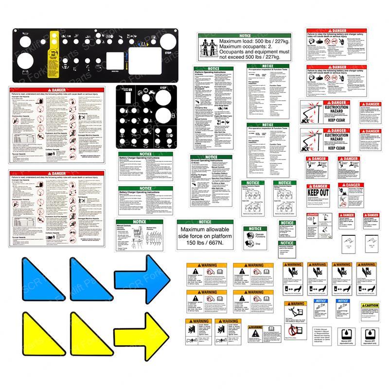 DECAL KIT - SAFETY/INSTR DC GN32059GT gn32059gt product image