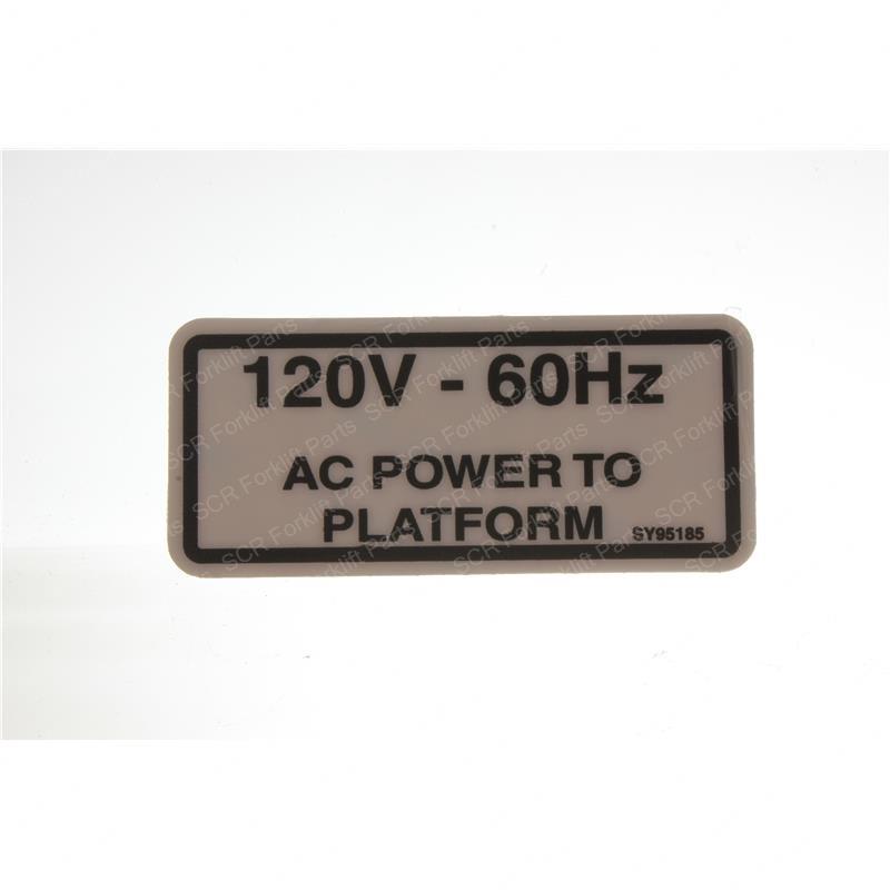 DECAL - AC POWER JL1703464 jl1703464 product image