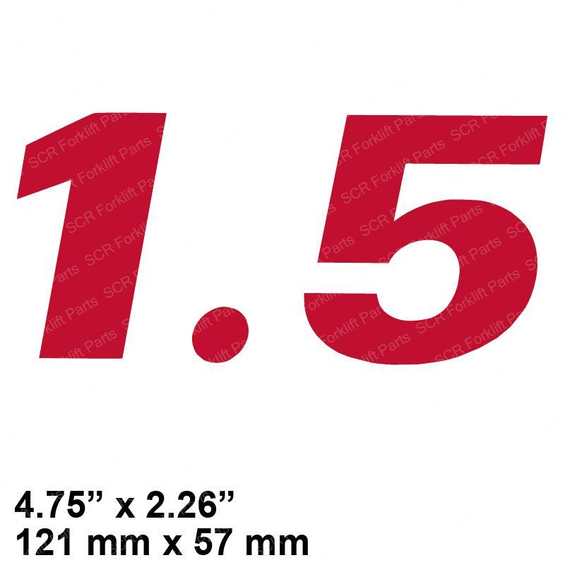 LABEL - 1.5 HY1698656 hy1698656 product image