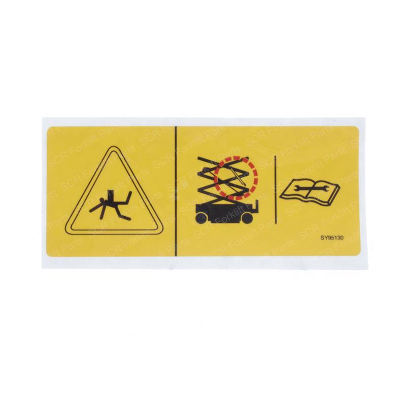 DECAL -  SAFETY CHOCK SY28-101811 sy28-101811 product image