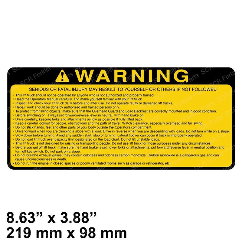 LBL-CAUTION DRIVE NI99080-FF205-F1 ni99080-ff205-f1 product image