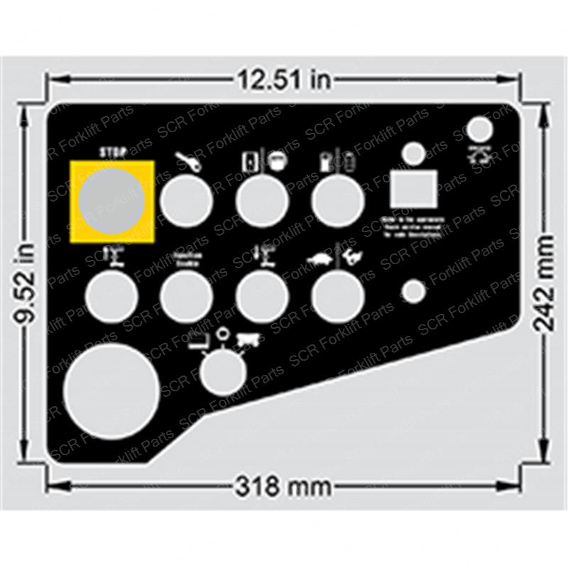 DECAL - CONTROL PANEL SY1230666 sy1230666 product image