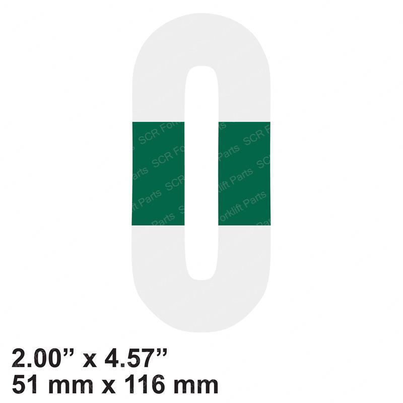 DECAL BOOM LENGTH-1000LBS JL1705367 jl1705367 product image
