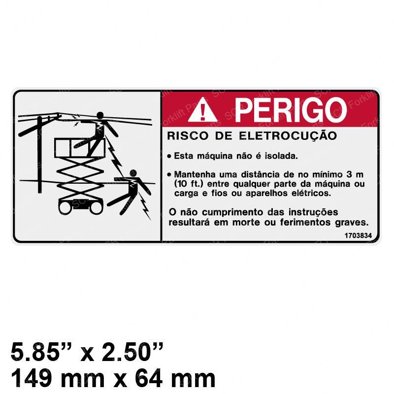 DECAL - ELECT HAZARD (POR) SY1230861 sy1230861 product image